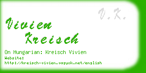 vivien kreisch business card